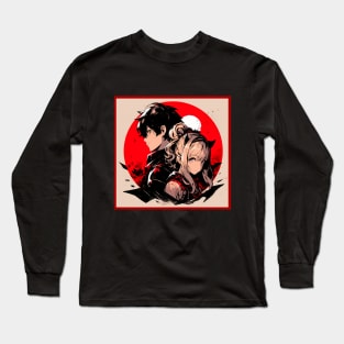 Cute couple, anime characters Long Sleeve T-Shirt